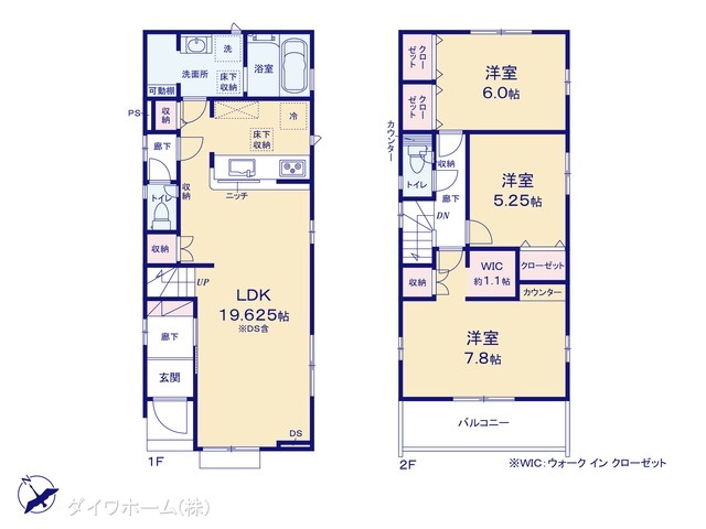 市川市国府台3丁目(105ー7)　1号棟