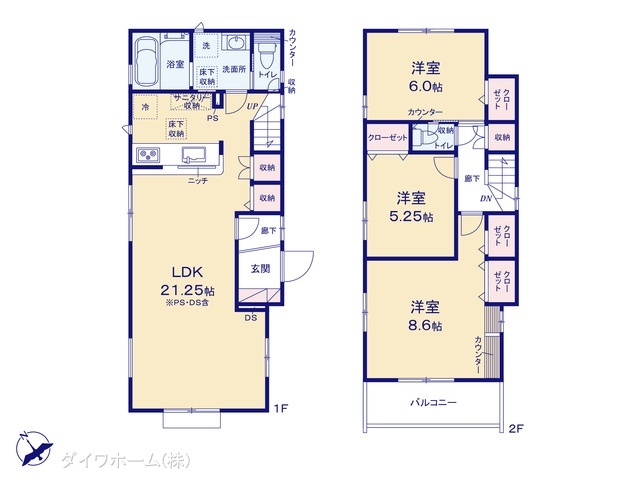 市川市国府台3丁目(105ー7)　2号棟